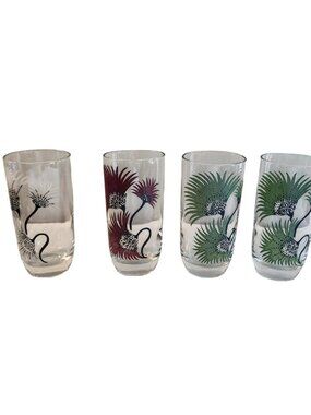 MCM Libby? Iced Tea Glasses Colorful set of 4
